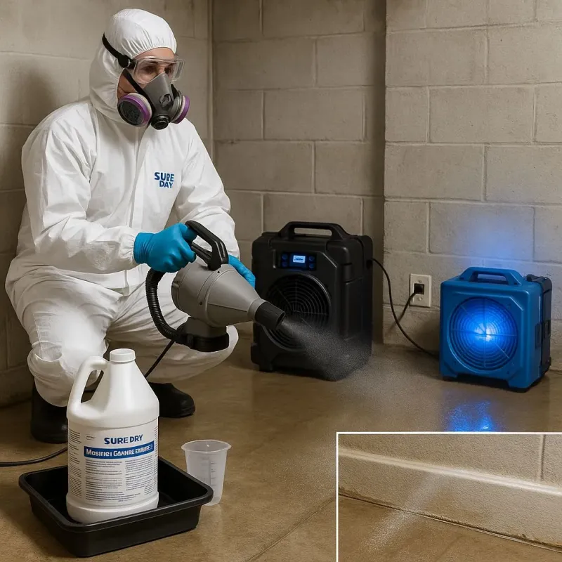 Sanitization and Odor Removal process in Gholson, TX