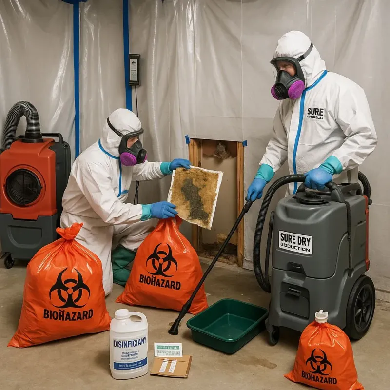 Contaminated Water Handling Protocols process in Gholson, TX