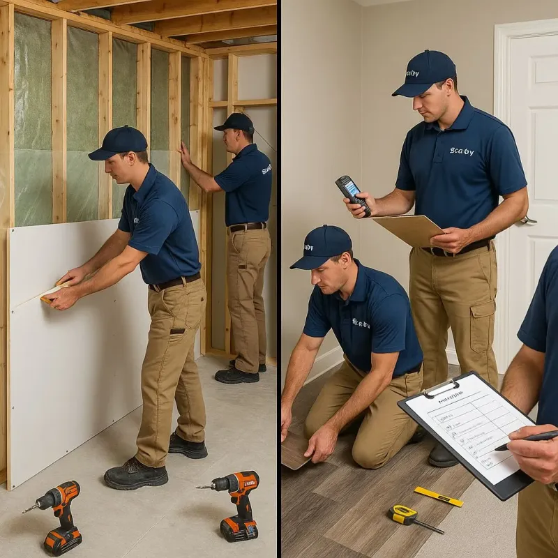 Repairs and Reconstruction process in Gholson, TX